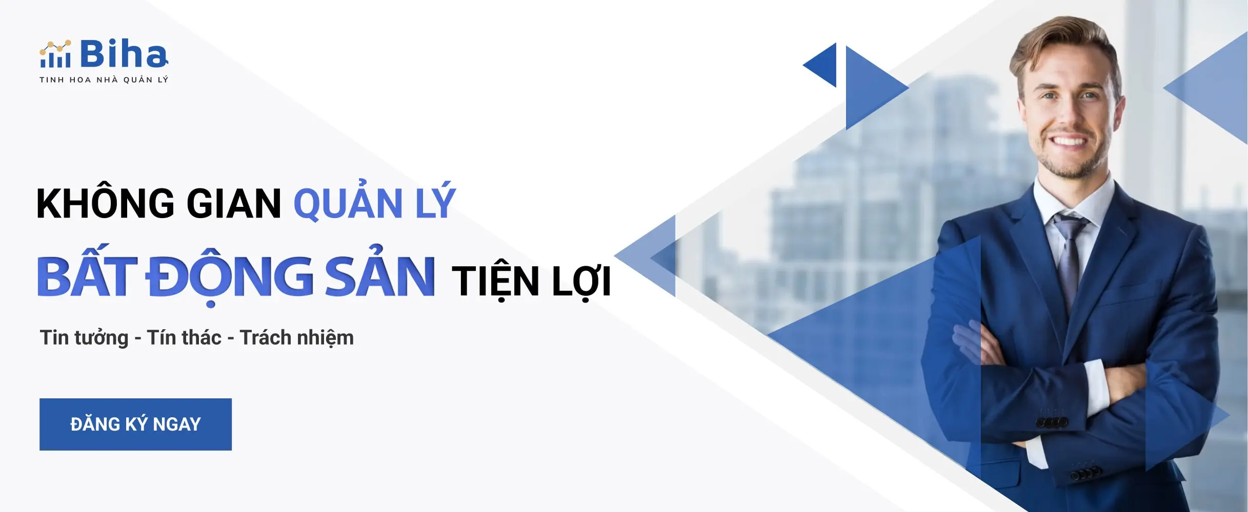 Không gian quản lý bất động sản tiện lợi